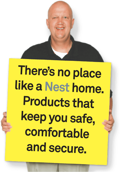American Air Heating & Cooling | Rock Hill, SC | Chad holding sign